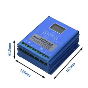 12000W Wind Solar Hybrid System MPPT Charge Controller,12V/24V/48V with Dump Load Wind Turbine Generator Solar Panel Auto Regulator,48v