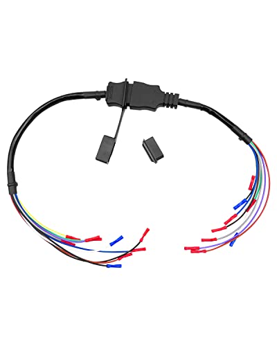 NTSUMI 9 Pin Truck and Plow Side Repair Harness Kit Fit for Western Fisher Snow Plow Replace 49317 22335K 49308 22336K