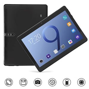 10 Inch Tablet, HD Display Tablet, 8 Core 2.0Ghz CPU, Black, 3GB RAM, 32GB ROM, Dual Speaker, Night Reading Mode, 128GB Expandable (US Plug)