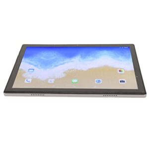 naroote portable tablet, 100-240v 10 inch tablet octacore cpu processor 6g ram 128g rom gray travel (us plug)