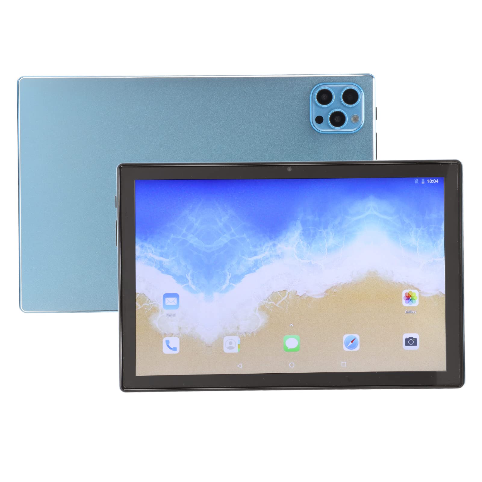 Naroote 10 Inch Tablet, Kids Tablet 4G Calls 2.4G 5G Dual Band WiFi MT6889 8 Core CPU 100‑240V (US Plug)