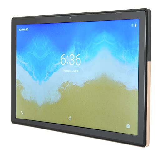 Tablet PC, 128G ROM 10.1 Inch Tablet 4G RAM Octa Core Chip Dual SIM Dual Standby for Home (US Plug)