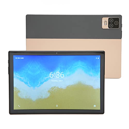 Tablet PC, 128G ROM 10.1 Inch Tablet 4G RAM Octa Core Chip Dual SIM Dual Standby for Home (US Plug)