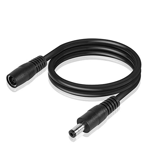 PNGKNYOCN DC 5.5x2.1mm to DC 8mm Extension Cable,14AWG DC 5.5x2.1mm Male to DC 8mm Female Adapter Cable for Portable Power Station Solar Generator and Solar Panel(1M/3FT)