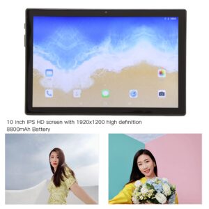 10 Inch Tablet 100-240V 1920x1200 IPS 4G Call for 12 6GB 128GB Kids Tablet for Learning (US Plug)