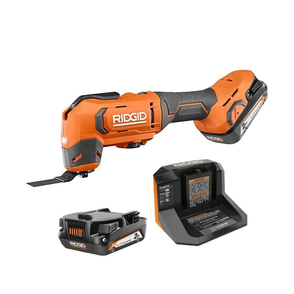 18V Cordless Oscillating Multi-Tool Kit with (2) 2.0 Ah Batteries and Charger