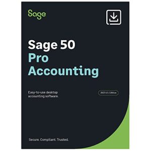 sage 50 pro accounting 2023 u.s. small business accounting software [pc download]