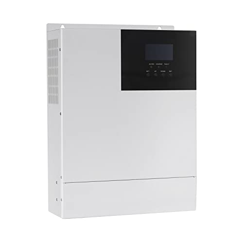 Y&H 3500W 48V Off Grid Solar Hybrid Inverter AC120V Pure Sine Wave with 80A MPPT Charge Controller PV Max 145V Input, Works with 48V Lead Acid and Lithium Batteries, Supports Utility/Generator/Solar