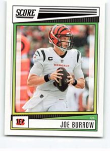 2022 score #194 joe burrow cincinnati bengals nfl football trading card