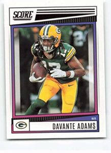 2022 score #93 davante adams green bay packers nfl football trading card