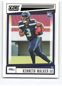 2022 score #329 kenneth walker iii rc rookie seattle seahawks nfl football trading card