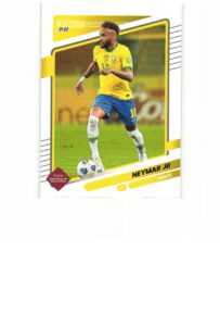 neymar jr junior 2021-22 panini donruss road to fifa world cup qatar 2022 soccer #18 card brazil psg