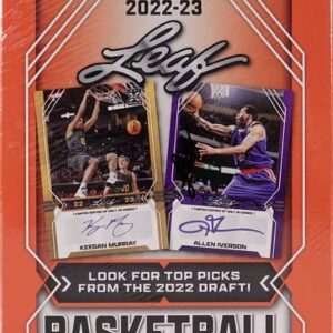 2022/23 Leaf Draft Basketball BLASTER box (10 card set & ONE Autograph card/bx)