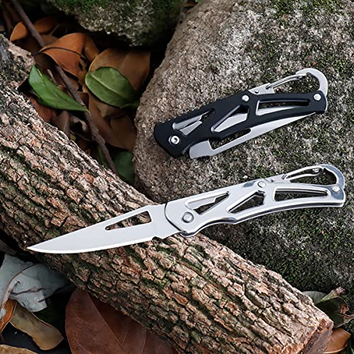 Gerderk 2 Pack Small Pocket knife for men Only 2.5 in. Blade - EDC Knife for Camping Hiking Fishing (2 Color)