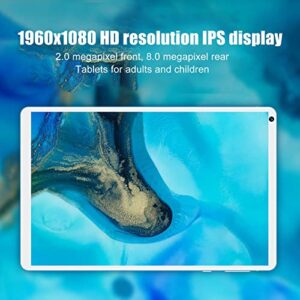 Kufoo 8 Inch Tablet 100240V IPS Screen 1960 X 1080 4G RAM 64G ROM 8 Inch Octa Core CPU Blue Home Travel Tablet (US Plug)