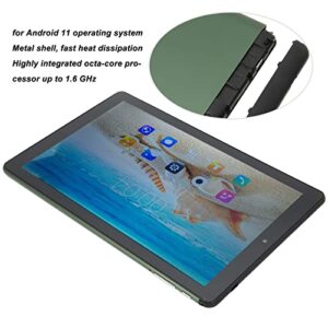 Tablet, 10 Inch Octa Core Green Dual SIM Dual Standby Tablet Processor for (US Plug)