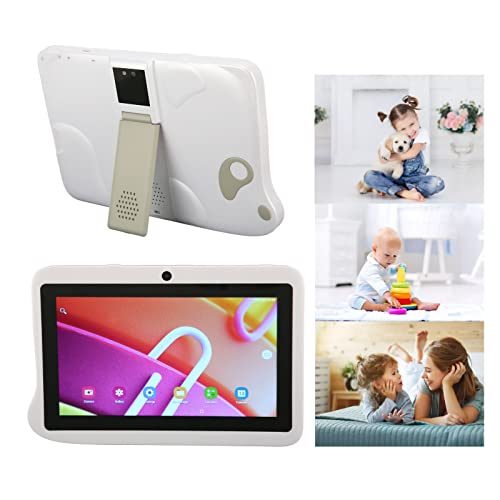 Kids Tablet, 2GB RAM 32GB ROM Dual Camera 5000mAh Battery Octa Core CPU HD Tablet US Plug 100‑240V for Study (US Plug)