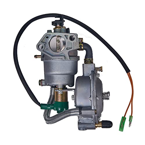 Mikatesi manual choke GX390 188F Generator Dual Fuel Carburetor LPG CNG Conversion Kit for Honda GX390 188F 4.5KW-6.5KW Gasoline Generator Replace For Predator 7000 8500 8750 9000 Generator