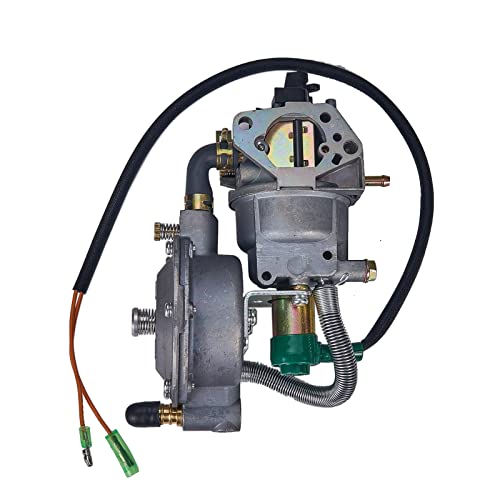 Mikatesi manual choke GX390 188F Generator Dual Fuel Carburetor LPG CNG Conversion Kit for Honda GX390 188F 4.5KW-6.5KW Gasoline Generator Replace For Predator 7000 8500 8750 9000 Generator