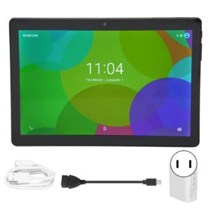 HAIKOO 10 Inch Tablet 4G Call Tablet 4GB RAM 256GB ROM IPS Big Screen for 11 for Office (US Plug)