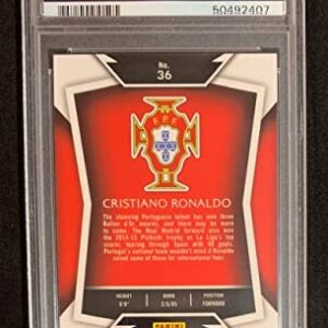 Cristiano Ronaldo 2015 Panini Select Soccer Card #36 Graded PSA 10