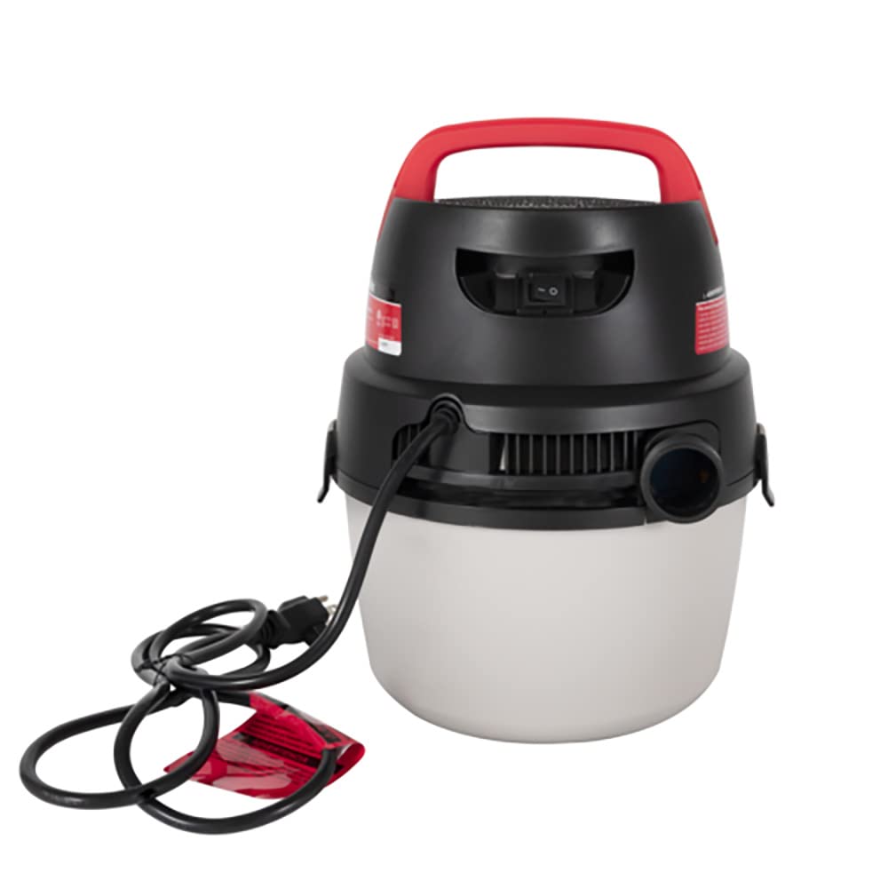 Porter-Cable PCX18125P 1.5 Gallon White Wet/Dry Poly Vacuum