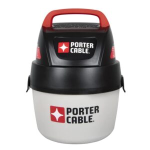 Porter-Cable PCX18125P 1.5 Gallon White Wet/Dry Poly Vacuum