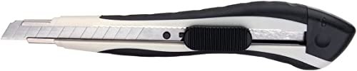 American Line 13-Point 9mm Retractable Snap-Off Knife with Auto-Locking Slider and Ergonomic Handle - Case Pack, (60 Knives with Blades) - 66-0395