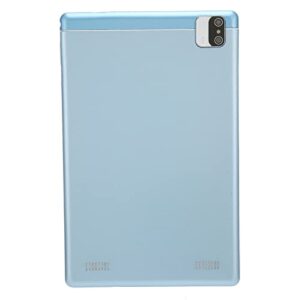 8 Inch Tablet, Tablet 4G RAM 64G ROM Blue 1960x1080 IPS Screen for Home for Travel (US Plug)