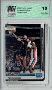 paolo banchero 2022 panini instant #5 his nba debut! 1/926 rookie card pgi 10 - basketball slabbed rookie cards
