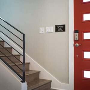 Please Watch Your Step Sign, for Indoor/Outdoor Home or Business Use 3.55" x 5.15" (with Strong Adhesive Tape) - PMA011