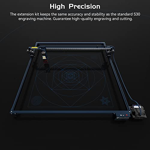 SCULPFUN S30 Large Area Expansion Kit for Extension to 935 x 905mm, Meet Larger Engraving Cutting Needs, Suitable for S30/S30 Pro/S30 Pro Max, Not Suitable for S30 Ultra Series