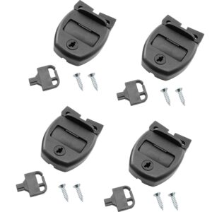 taodan 4set of hot tub spa cover locks key pinch release with 8pcs screws