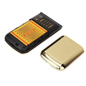 Unlocked Senior Flip Phone, Senior Flip Phone Big for Daily Life (Gold)