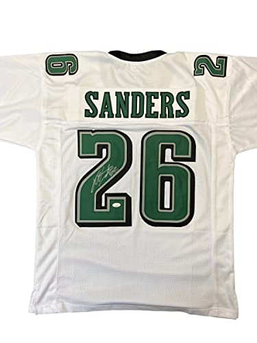 Miles Sanders Philadelphia Eagles Signed Autograph Custom Jersey JSA Certified