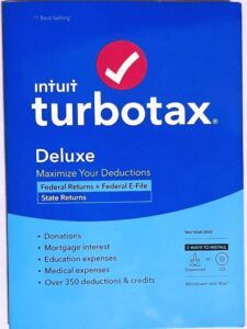 turbotax deluxe state 2022