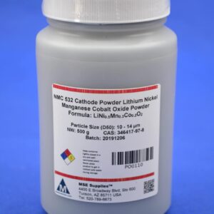 Lithium Nickel Manganese Cobalt Oxide LiNi0.5Mn0.3Co0.2O2 NMC 532 Cathode Powder 500g