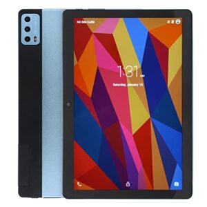 10.1in tablet 11 tablet, octa core processor, 8gb ram 256gb rom, 1920x1200 ips touch screen, 5mp+13mp cameras, wifi, bt, 6000mah, 4g dual sim tablet, blue