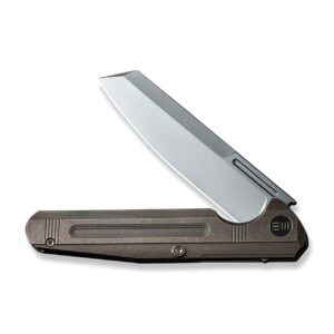 we knife we16020-3 reiver 3.97" s35vn blade bronze titanium handle folding knife