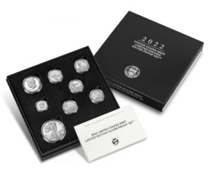 2022 s limited edition silver proof set proof us mint