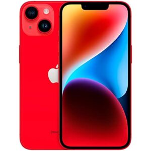 apple iphone 14, 512gb, (product) red - unlocked (renewed)