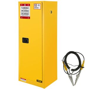 vevor safety cabinet 1, 18 x 18 x 35.4 inch, yellow