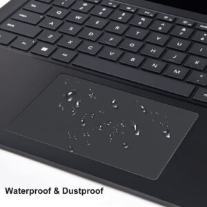 [2PCS] Trackpad Protector for Microsoft Surface Laptop 5 4 3 13.5 Inch Touch Pad Cover Anti-Scratch Anti-Water for 2019-2022 Microsoft Surface Laptop 5 4 3 13.5 Trackpad Skin Accessories, Clear