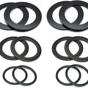 Bamkyait 25076RP Washer and Ring Kit for 1-1/2in Fittings, O-Ring Rubber Washer for Intex Pool Plunger Valves and Intex Replacement Gasket 10745, 10262 and 10255 (12 pcs)