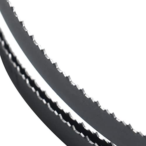 Imachinist S6412121014SS M42 64-1/2" Long, 1/2" Wide, 0.025" Thick, 10/14 TPI, Variable Teeth, Bi-Metal Bandsaw Blades for Cutting Stainless Steel, Hard Metal, SS