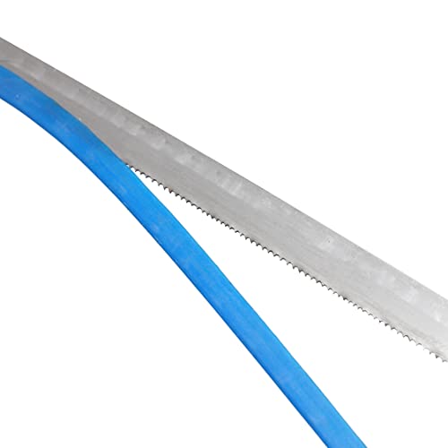 Imachinist S6412121014SS M42 64-1/2" Long, 1/2" Wide, 0.025" Thick, 10/14 TPI, Variable Teeth, Bi-Metal Bandsaw Blades for Cutting Stainless Steel, Hard Metal, SS