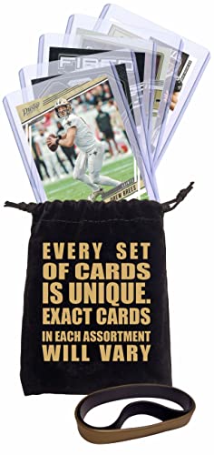 Drew Brees Football Cards Assorted (5) Bundle - New Orleans Saints Trading Cards