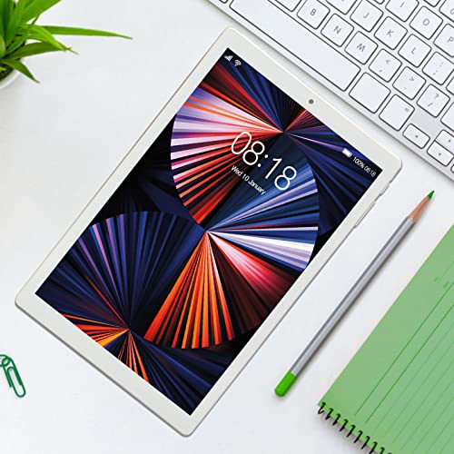 10 Inch Tablet, 10 Tablet 4GB RAM 64GB ROM 128GB Expand, 2.0 GHz Octa Core, IPS HD Screen, Dual SIM Dual Speakers, 2.4G/5G WiFi, 2+5MP Dual Camera (U.S. regulations)