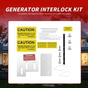 Hoypeyfiy Square D Generator Interlock Kit for Homeline 150 200, SD200A 1 3/8 inches Installation Space