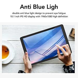 10.1 Inch 2.4G 5G WiFi HD Tablet, 1960x1080 IPS 8 Core CPU Type C Calling Tablet for 11, Front 5MP Rear 13MP Dual Camera PC Tablet for Daily Life